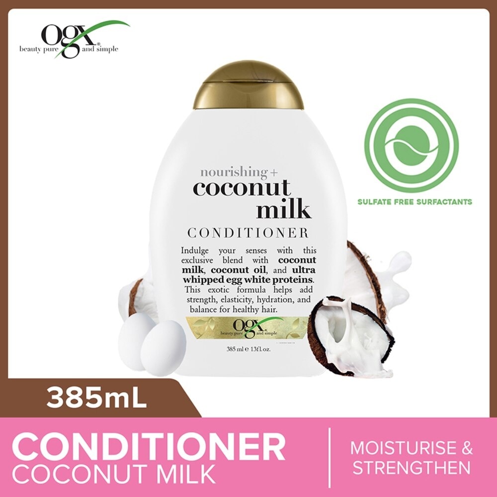 Coconut Milk Conditioner + Nourishing (For Normal To Damaged Hair In Need Of Repair And Strengthen) 385ml