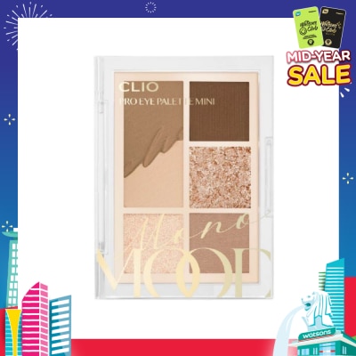 CLIO Pro Eye Palette Mini 001 Mono Mood 2g
