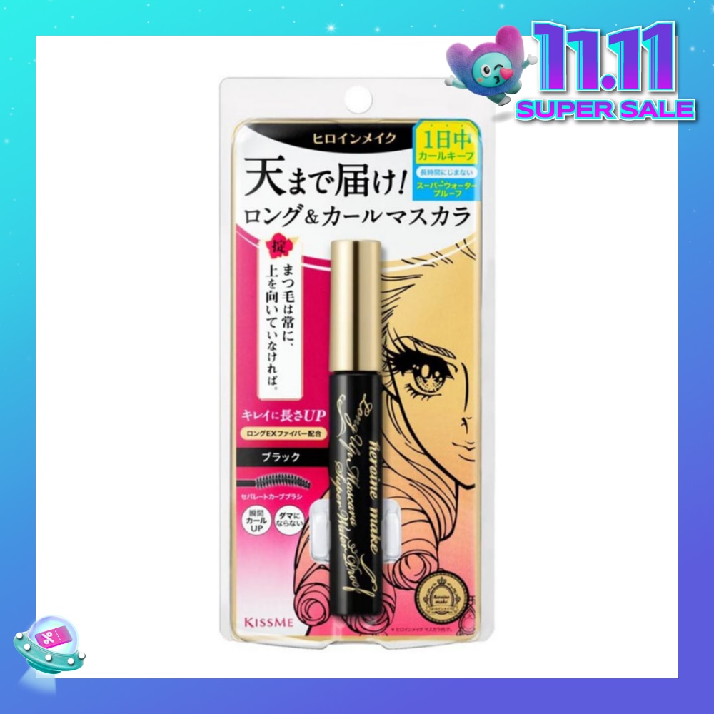 HEROINE MAKE HEROINE MAKE Long Up Mascara Super Waterproof #01 Black 1s