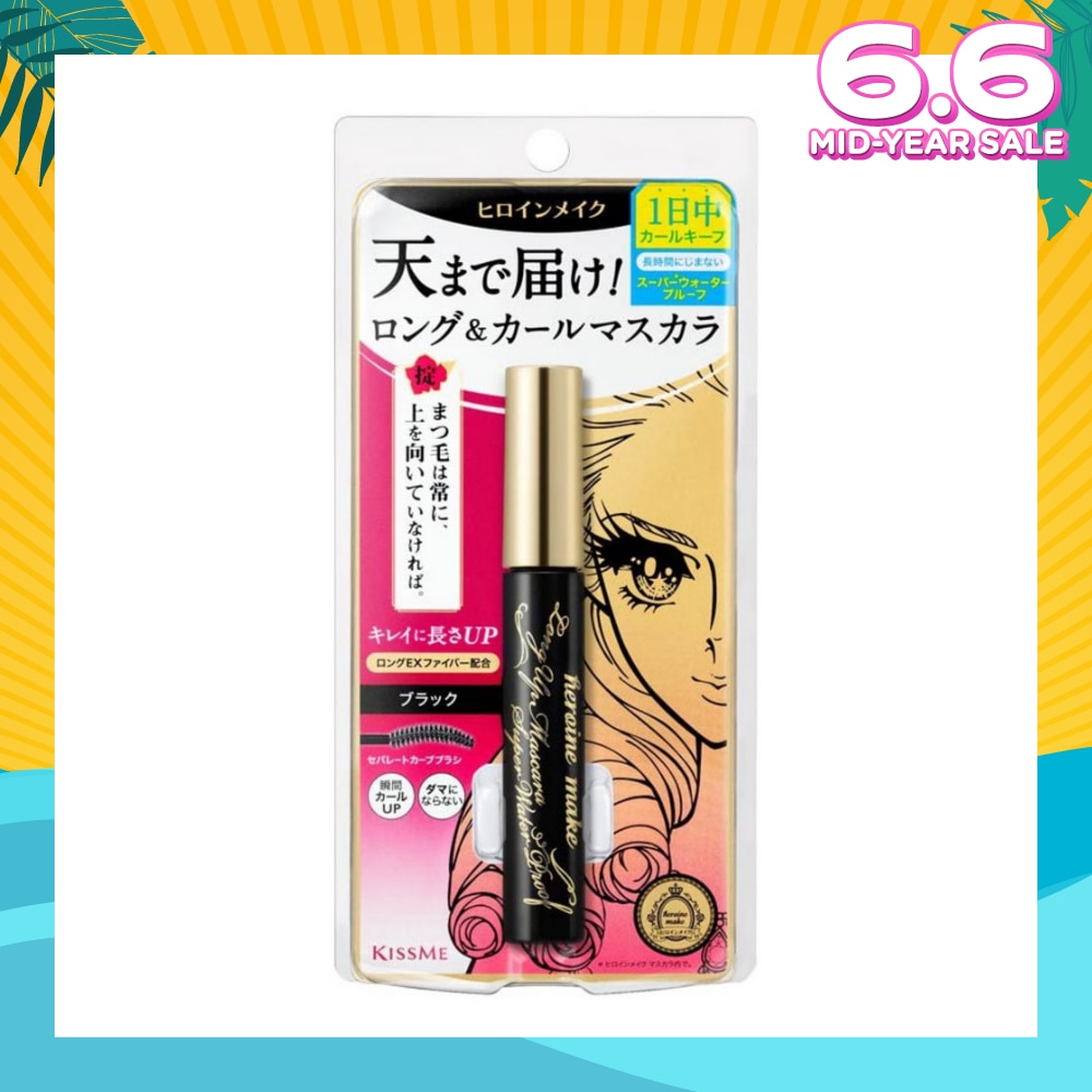 HEROINE MAKE HEROINE MAKE Long Up Mascara Super Waterproof #01 Black 1s