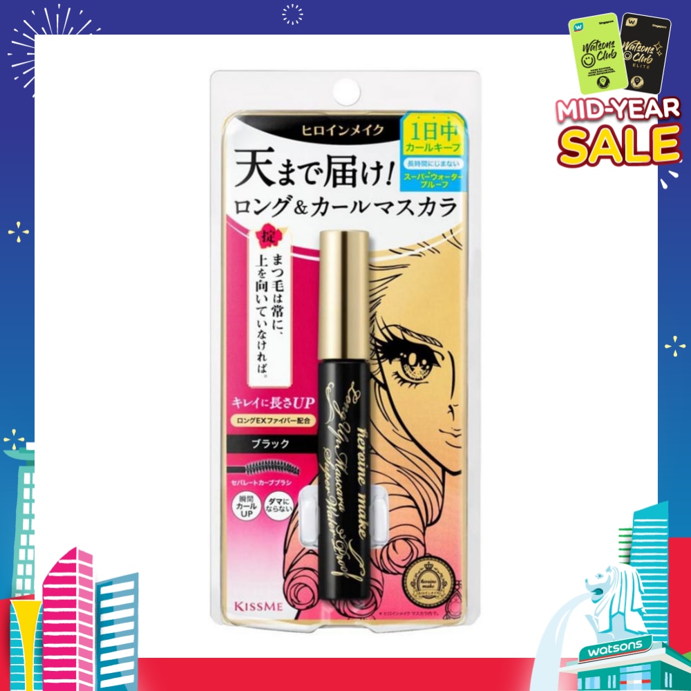 HEROINE MAKE HEROINE MAKE Long Up Mascara Super Waterproof #01 Black 1s