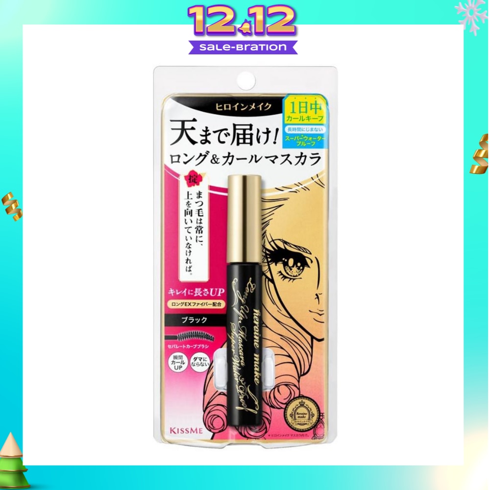 HEROINE MAKE HEROINE MAKE Long Up Mascara Super Waterproof #01 Black 1s