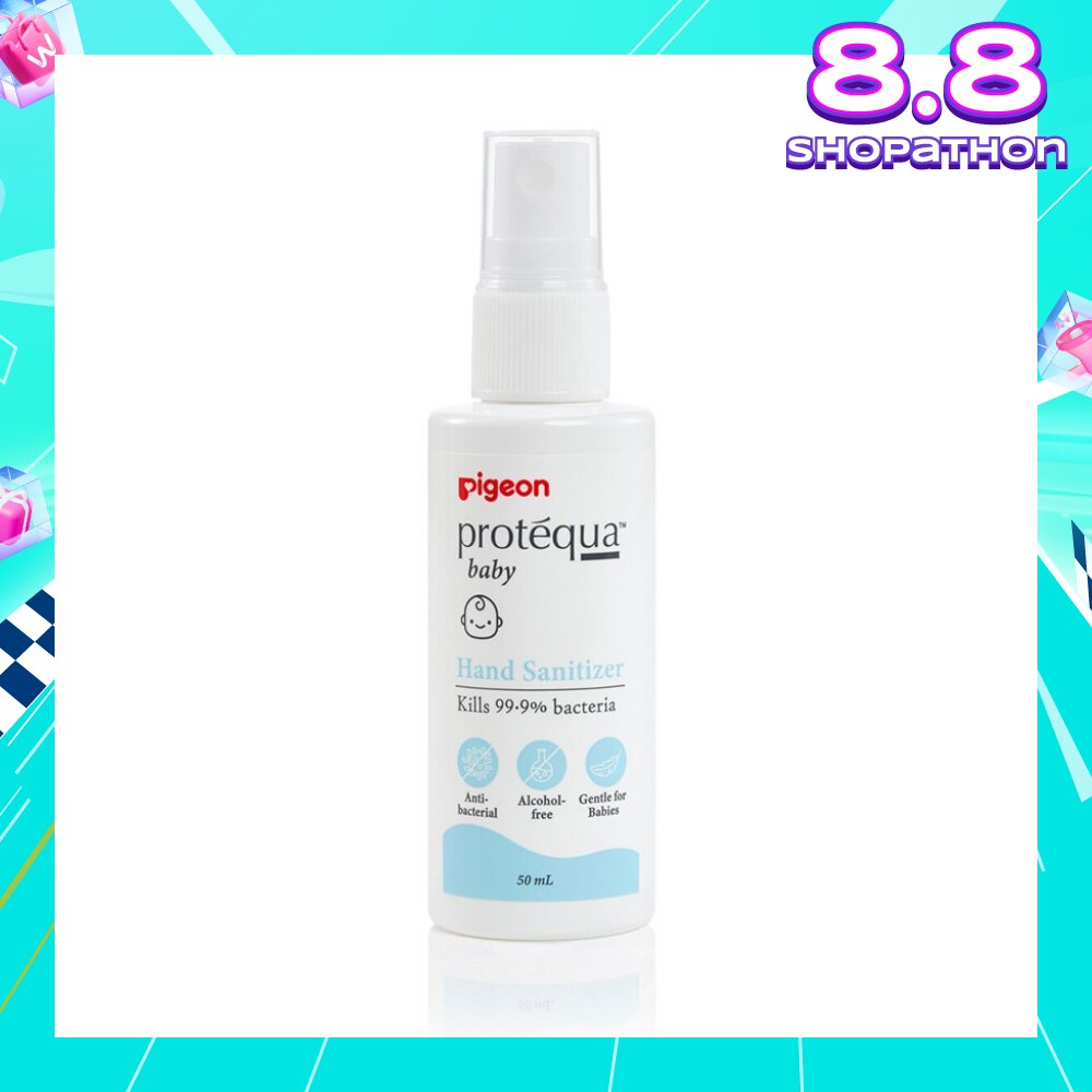 PROTEQUA Baby Anti Bacterial Alcohol Free Hand Sanitiser (Gentle for Babies) 50ml