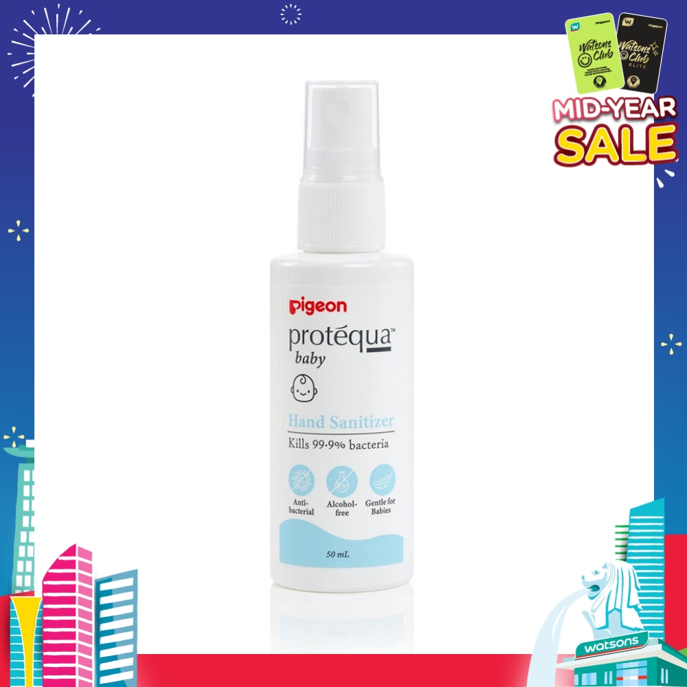 PROTEQUA Baby Anti Bacterial Alcohol Free Hand Sanitiser (Gentle for Babies) 50ml