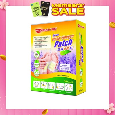 VITAREALM Detox Wood Vinegar Patch 10 Tablets