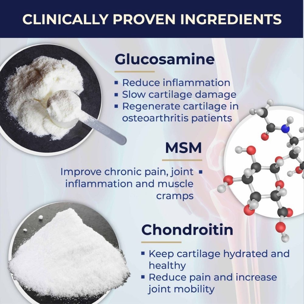 Triple Strength Glucosamine Chondroitin + MSM 90s