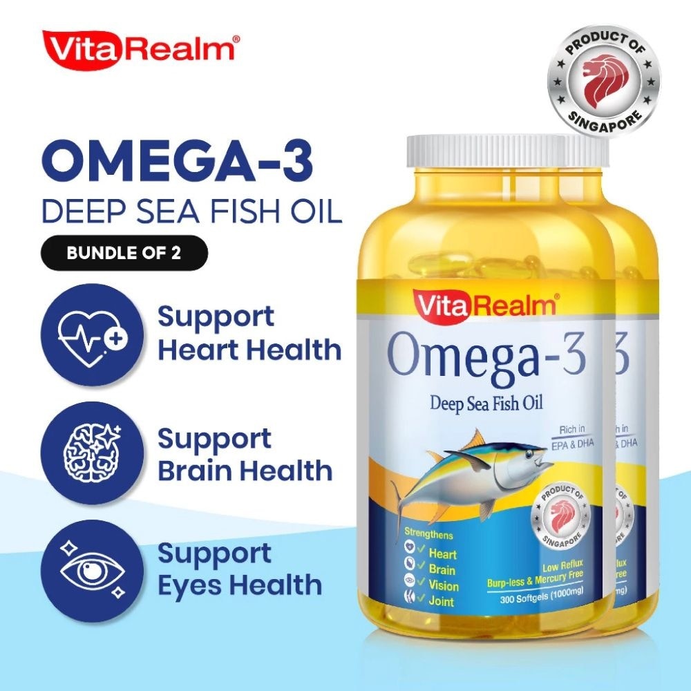 Omega-3 Deep Sea Fish Oil Twinpack 300s x 2