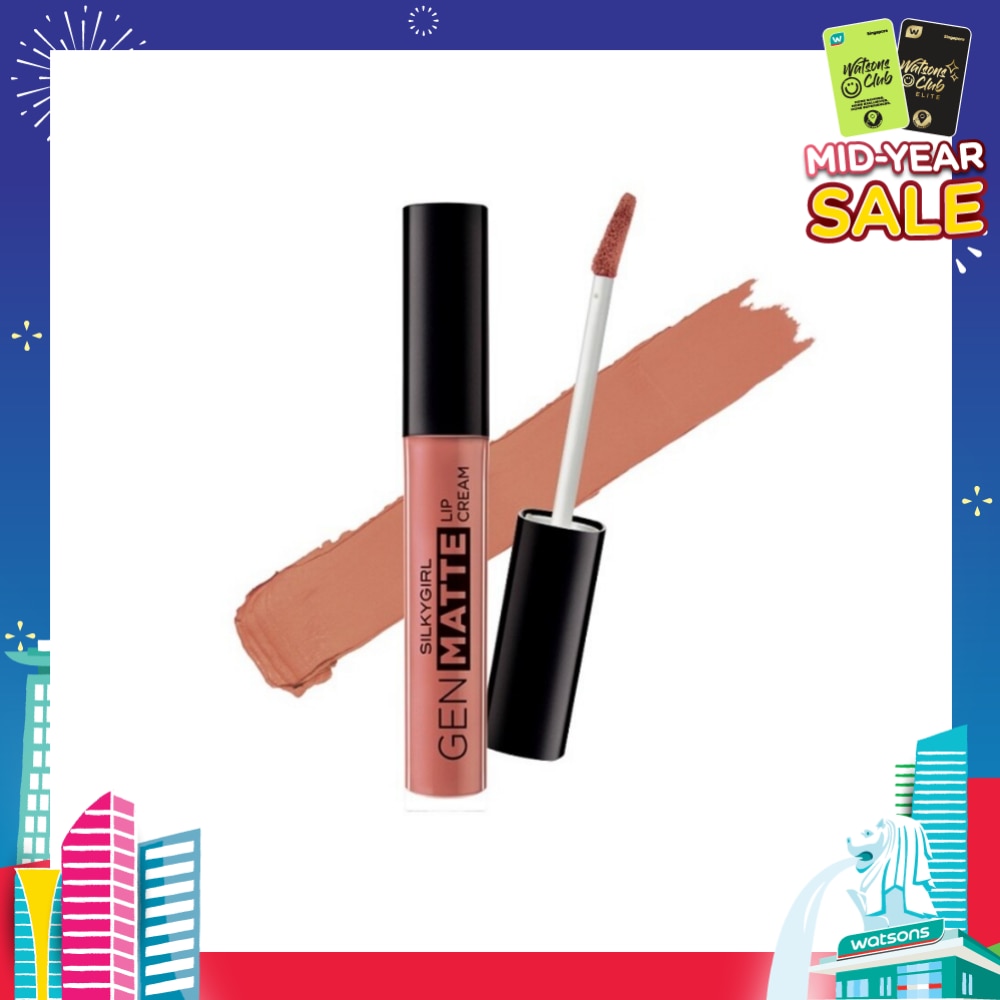 SILKYGIRL Gen Matte Lip Cream 01 (Just Nude) 1 Piece