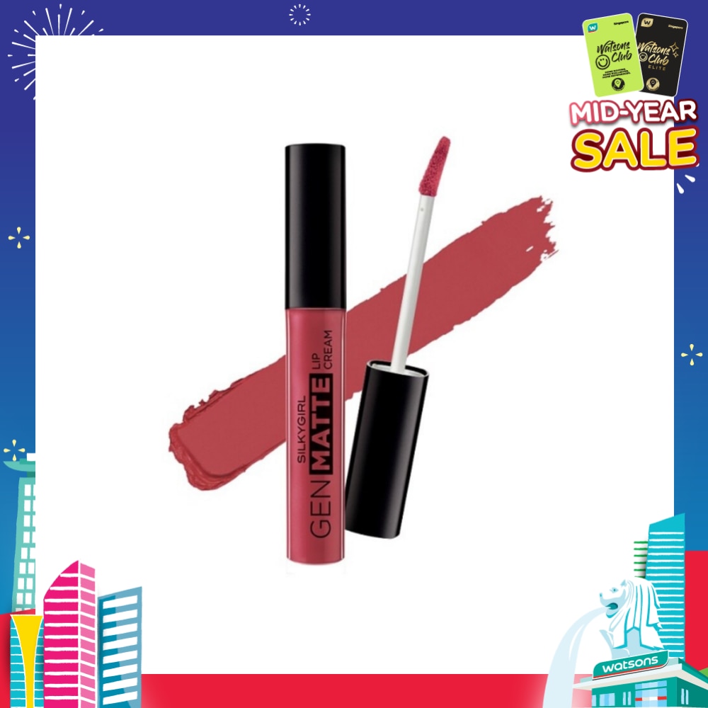 SILKYGIRL Gen Matte Lip Cream 02 (Mauve Mallow) 1 Piece