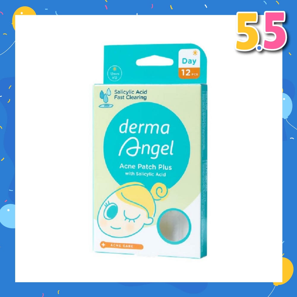 Acne Patch Plus with Salicylic Acid Fast Clearing Ultra Thin Edge (Easy Removal) Day 12s
