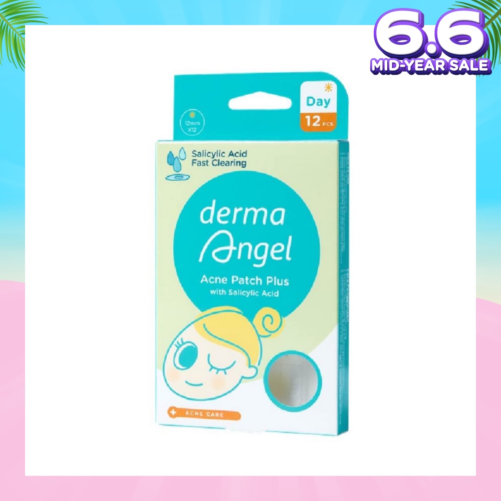 Acne Patch Plus with Salicylic Acid Fast Clearing Ultra Thin Edge (Easy Removal) Day 12s