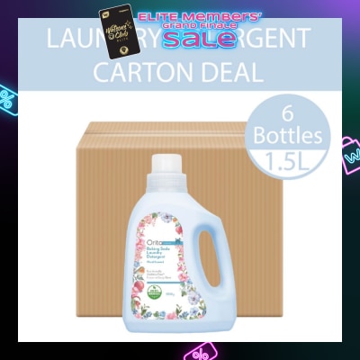 ORITA Eco-Friendly Coconut Soap Base Baking Soda Laundry Detergent Floral Scented 1.5L x 6s (per carton)