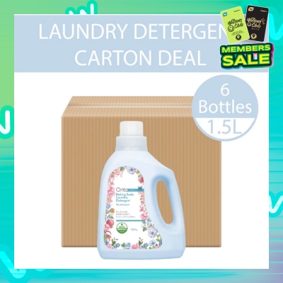ORITA Eco-Friendly Coconut Soap Base Baking Soda Laundry Detergent Floral Scented 1.5L x 6s (per carton)