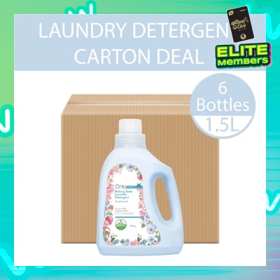 ORITA Eco-Friendly Coconut Soap Base Baking Soda Laundry Detergent Floral Scented 1.5L x 6s (per carton)