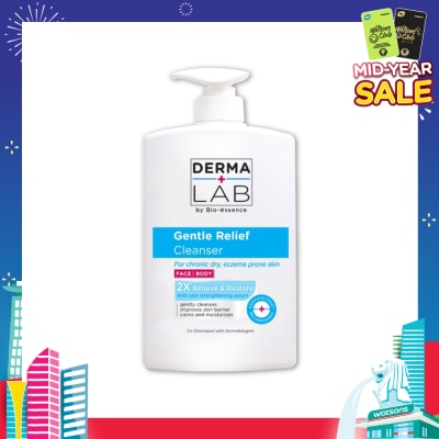 DERMA LAB Daily Gentle Cleanser (For Chronic Dry Sensitive Skin) 1000ml