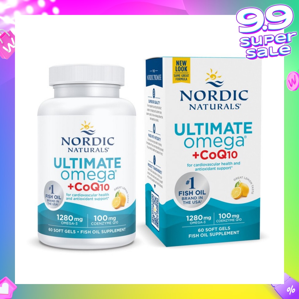 Ultimate Omega +CoQ10 Fish Oil Softgel 60s (Expiry: Feb`2026)