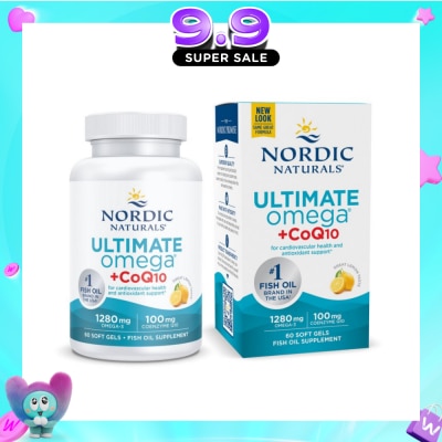 NORDIC NATURALS - Ultimate Omega + CoQ10 60 Soft Gels image