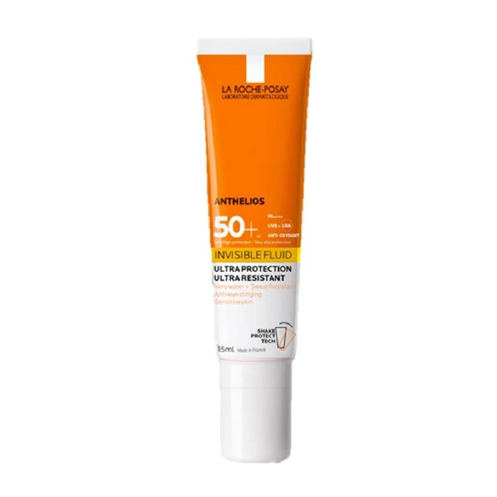 Anthelios Invisible Fluid SPF50+ (Ultra Protection Ultra Resistant Anti-Eye Stinging) 15ml