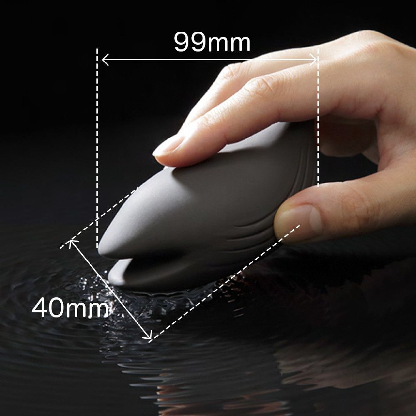 Plus Yorukujira Rechargeable Silicone Clitoral Vibrator 1s