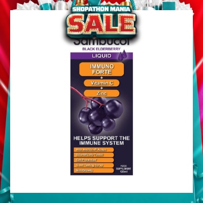 SAMBUCOL - Immuno Forte (UK Version) 120ml (Expiry: Jan`2027)