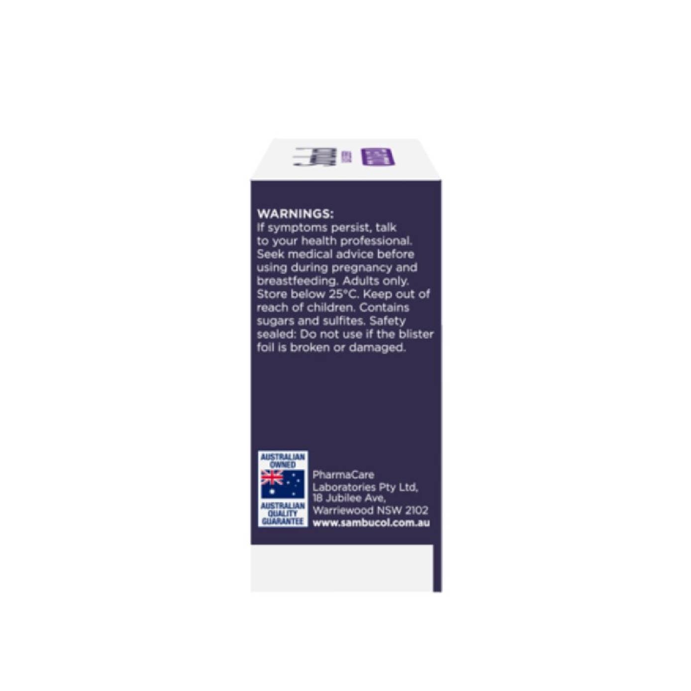 Black Elderberry Cold & Flu Aus Version 24 Capsules