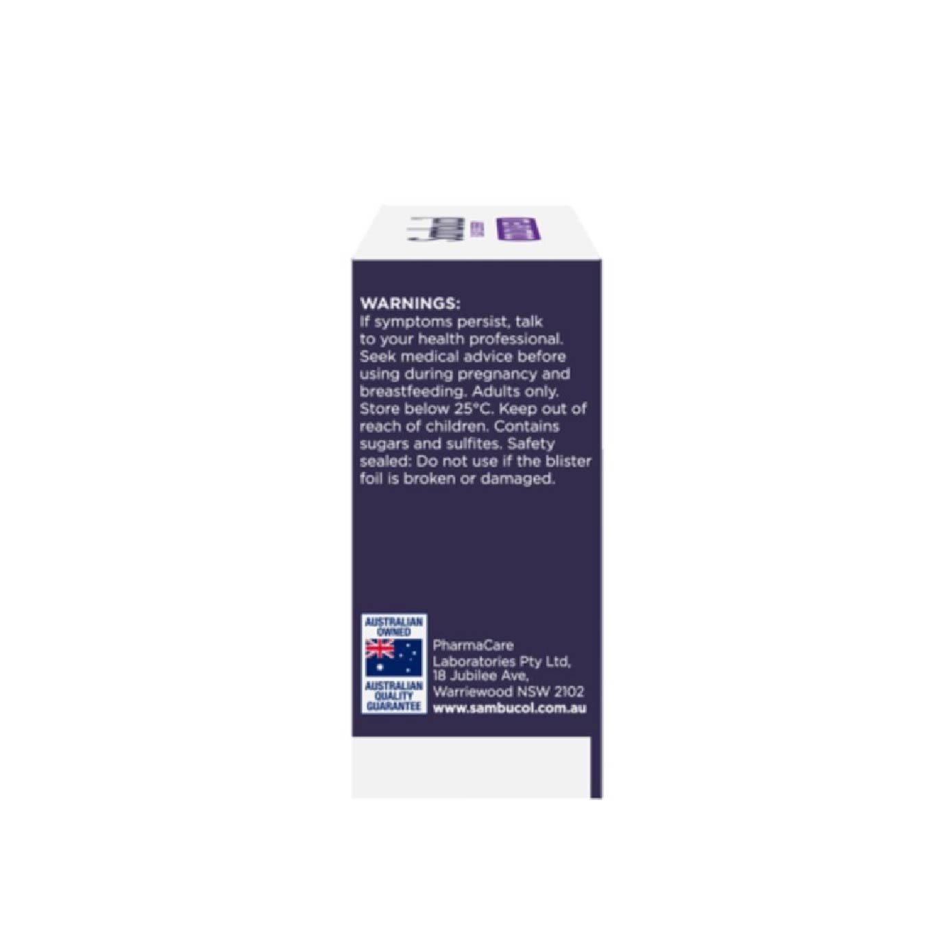 Black Elderberry Cold & Flu Aus Version 24 Capsules