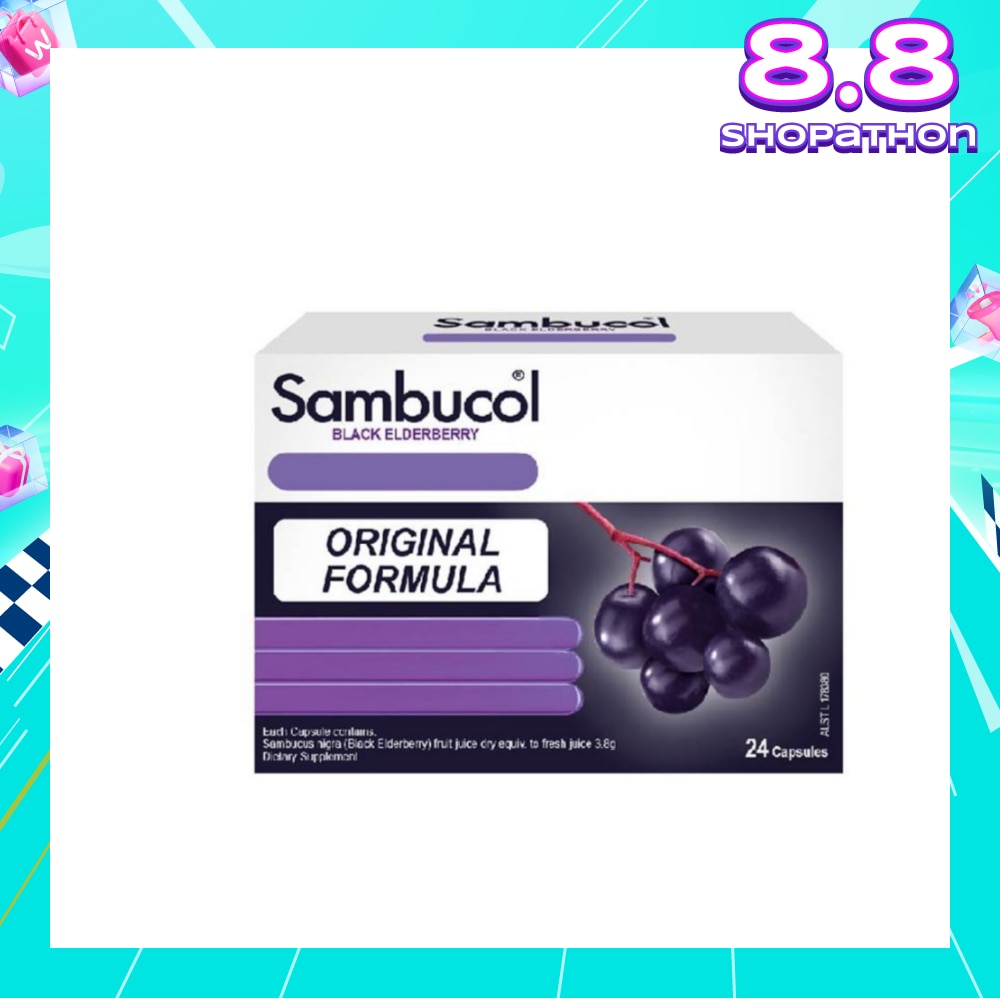 Black Elderberry Cold & Flu Aus Version 24 Capsules