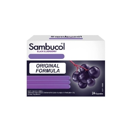 SAMBUCOL Black Elderberry Cold & Flu Aus Version 24 Capsules