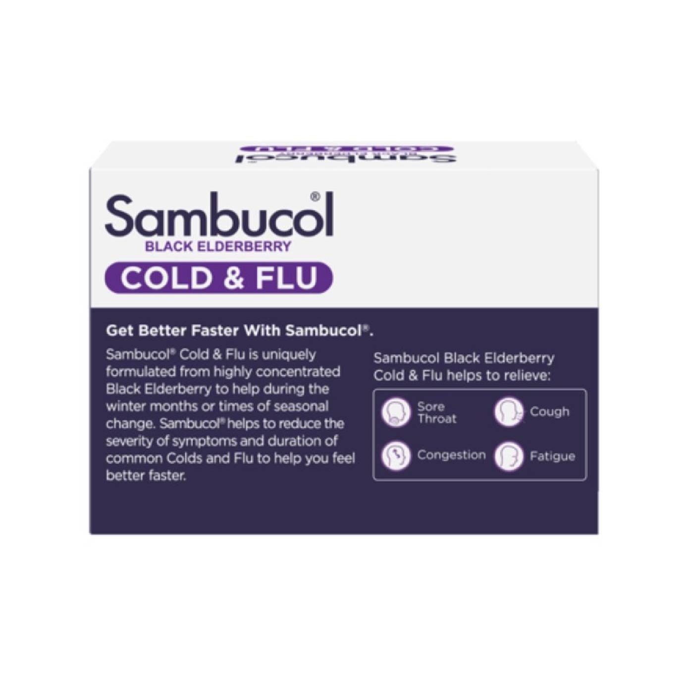 Black Elderberry Cold & Flu Aus Version 24 Capsules