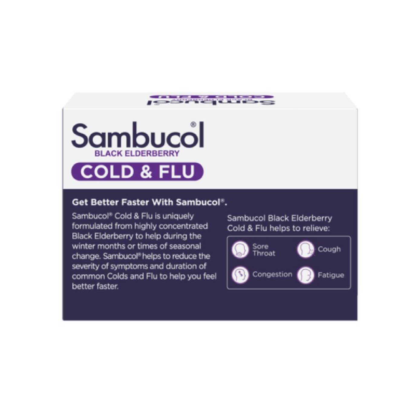 Black Elderberry Cold & Flu Aus Version 24 Capsules