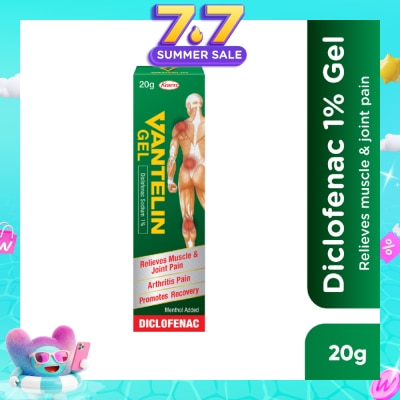 VANTELIN - Diclofenac 1% Gel for Relief of Muscle and Joint Pain 20g
