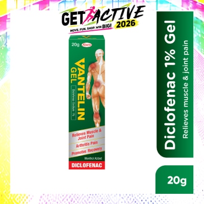 VANTELIN - Diclofenac 1% Gel for Relief of Muscle and Joint Pain 20g image