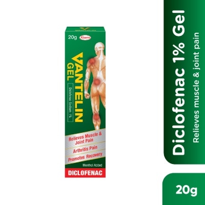 VANTELIN - Diclofenac 1% Gel for Relief of Muscle and Joint Pain 20g