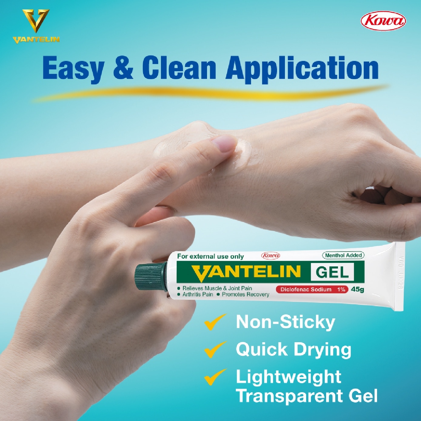 Diclofenac 1% Gel for Relief of Muscle and Joint Pain 45g