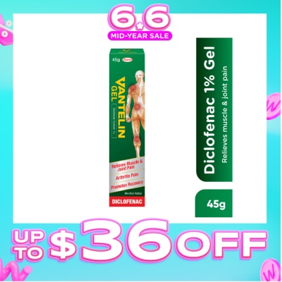 VANTELIN - Diclofenac 1% Gel for Relief of Muscle and Joint Pain 45g