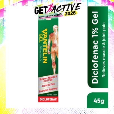 VANTELIN - Diclofenac 1% Gel for Relief of Muscle and Joint Pain 45g image