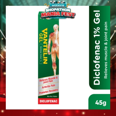 VANTELIN - Diclofenac 1% Gel for Relief of Muscle and Joint Pain 45g