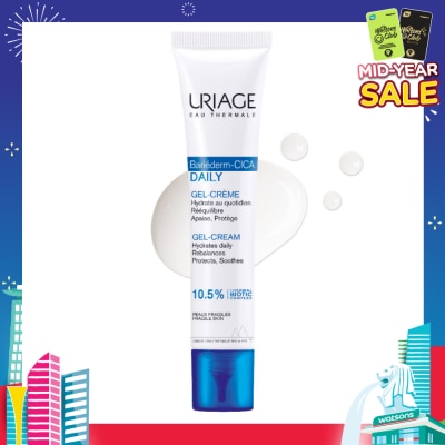 URIAGE Bariederm Cica Hydrating Daily Gel-Cream (For Damaged & Fragilized Skin) 40ml