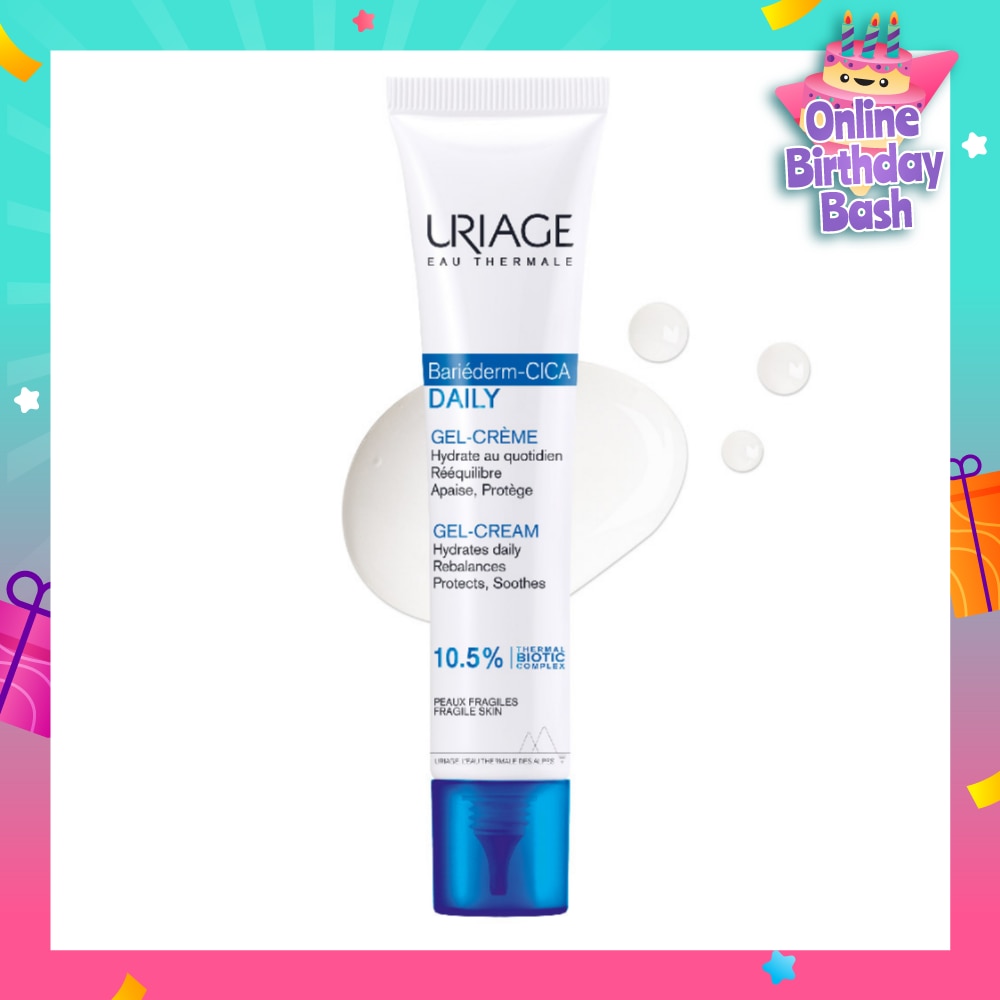 Bariederm Cica Hydrating Daily Gel-Cream (For Damaged & Fragilized Skin) 40ml