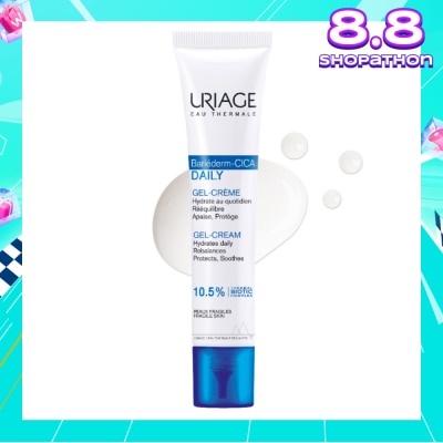 URIAGE Bariederm Cica Hydrating Daily Gel-Cream (For Damaged & Fragilized Skin) 40ml