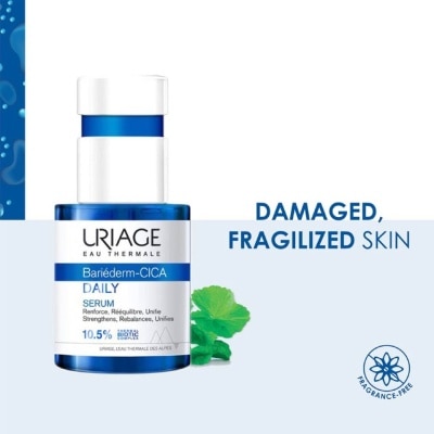 URIAGE Bariederm Cica Strengthening Daily Serum (For Damaged & Fragilized Skin) 30ml