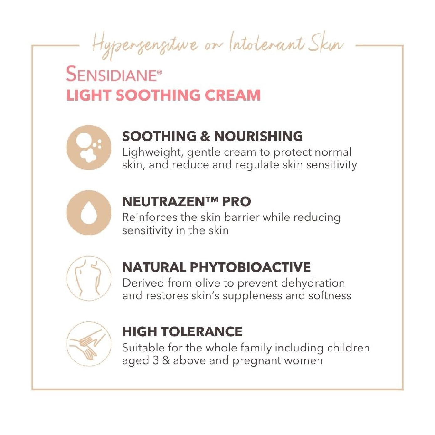 Sensidiane Light Soothing Cream 40ml
