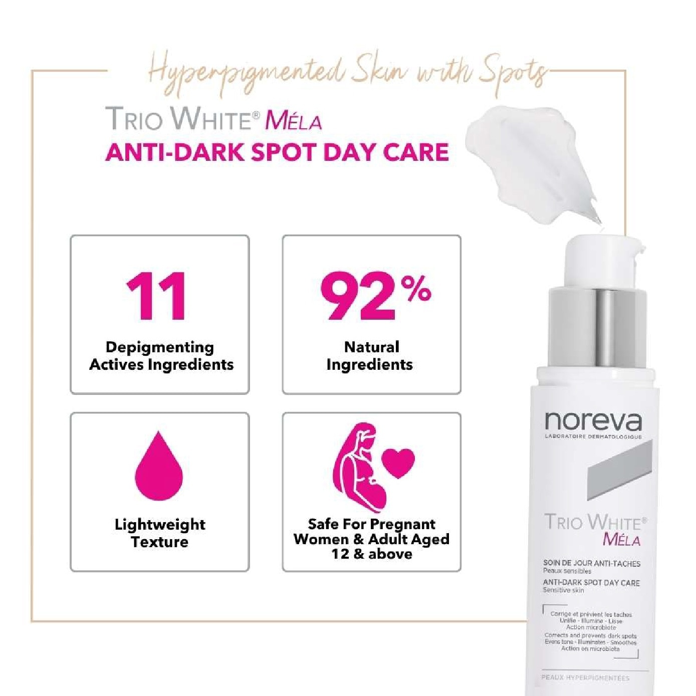 Trio White Mela Anti-Dark Spot Day Care Moisturiser 40ml