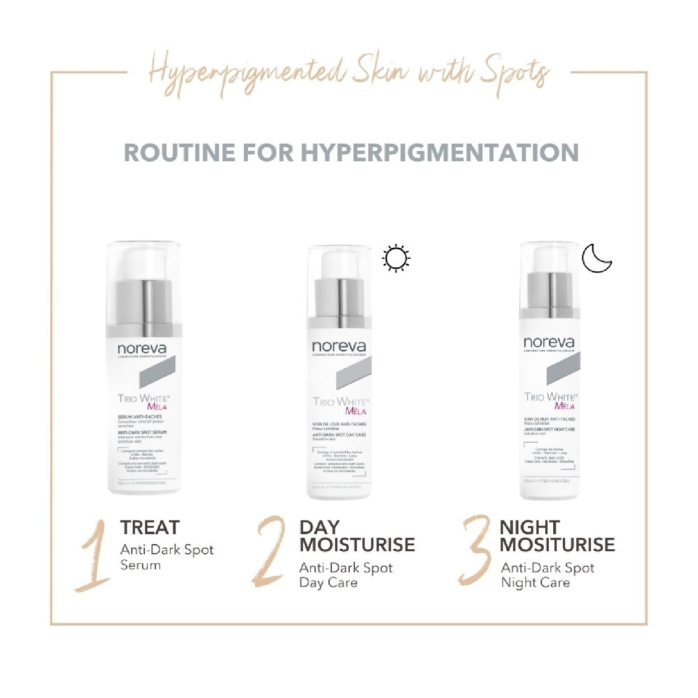 Trio White Mela Anti-Dark Spot Night Care Moisturiser 50ml