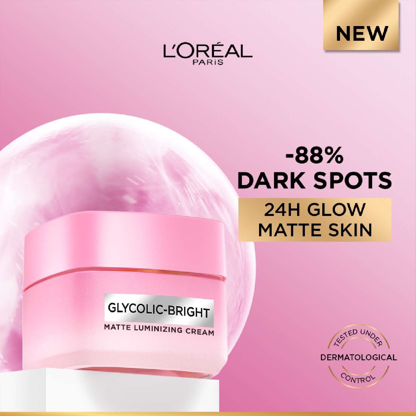 Glycolic-Bright Matte Luminizing Cream 30ml