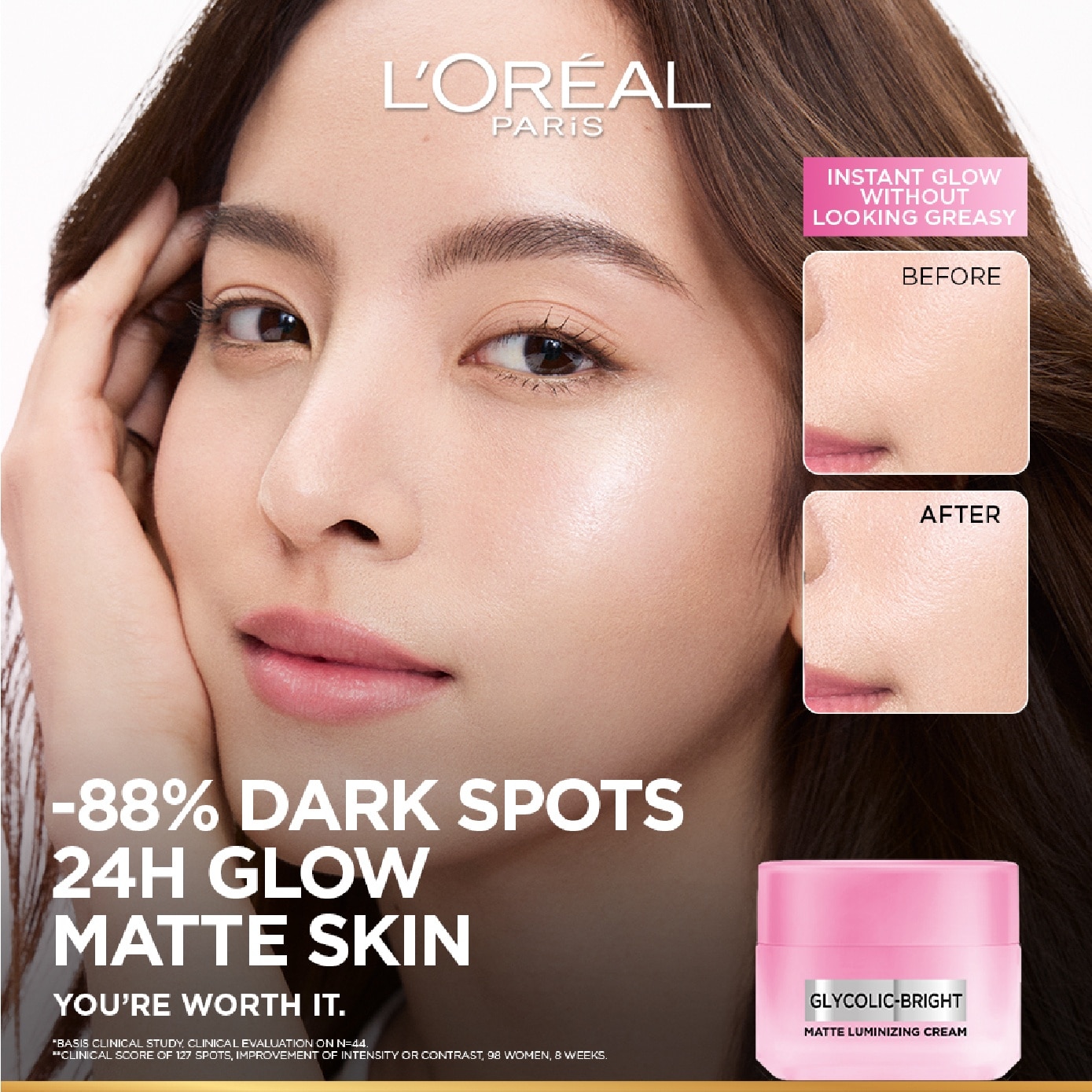 Glycolic-Bright Matte Luminizing Cream 30ml