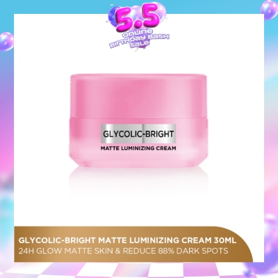 LOREAL DE - Glycolic-Bright Matte Luminizing Cream 30ml