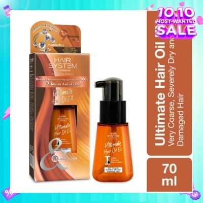 HAIR SYSTEM BY WATSONS Ultimate Hair Oil for Dry Damaged Hair 80ml