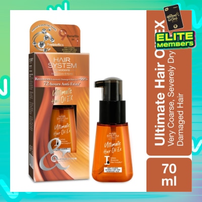 HAIR SYSTEM BY WATSONS Ultimate Hair Oil for Dry Damaged Hair 80ml
