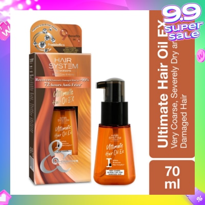 HAIR SYSTEM BY WATSONS Ultimate Hair Oil for Dry Damaged Hair 80ml